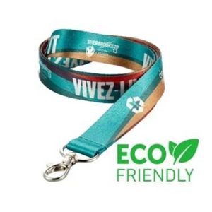 3/4" Recycled Polyester Sublimation Lanyard