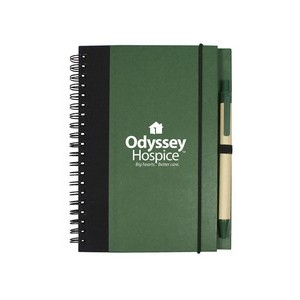 Contrast Paperboard Spiral Notebook & Pen