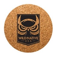 Round Cork Coaster