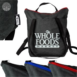 Eco-Conscious RPET Tote Backpack