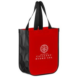 Matte Laminated Designer Tote Bag with Contoured Corners 
