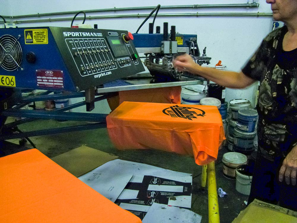 Pulpo de serigrafía por Evalcris